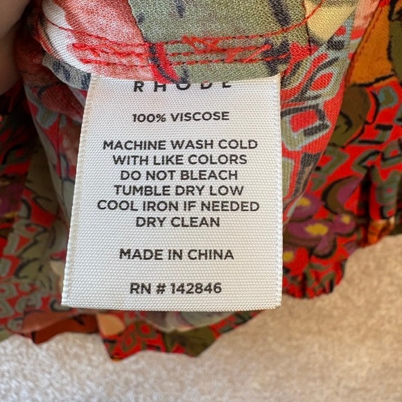 Rhode Dafina Top Size Small Highland Orchard Bramble Berry Print - Picture 10 of 10